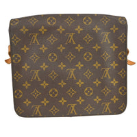 Louis Vuitton Cartouchiere Handbag Monogram Canvas Brown Canvas Shoulder Bag Bag (Authentic Pre-Loved)