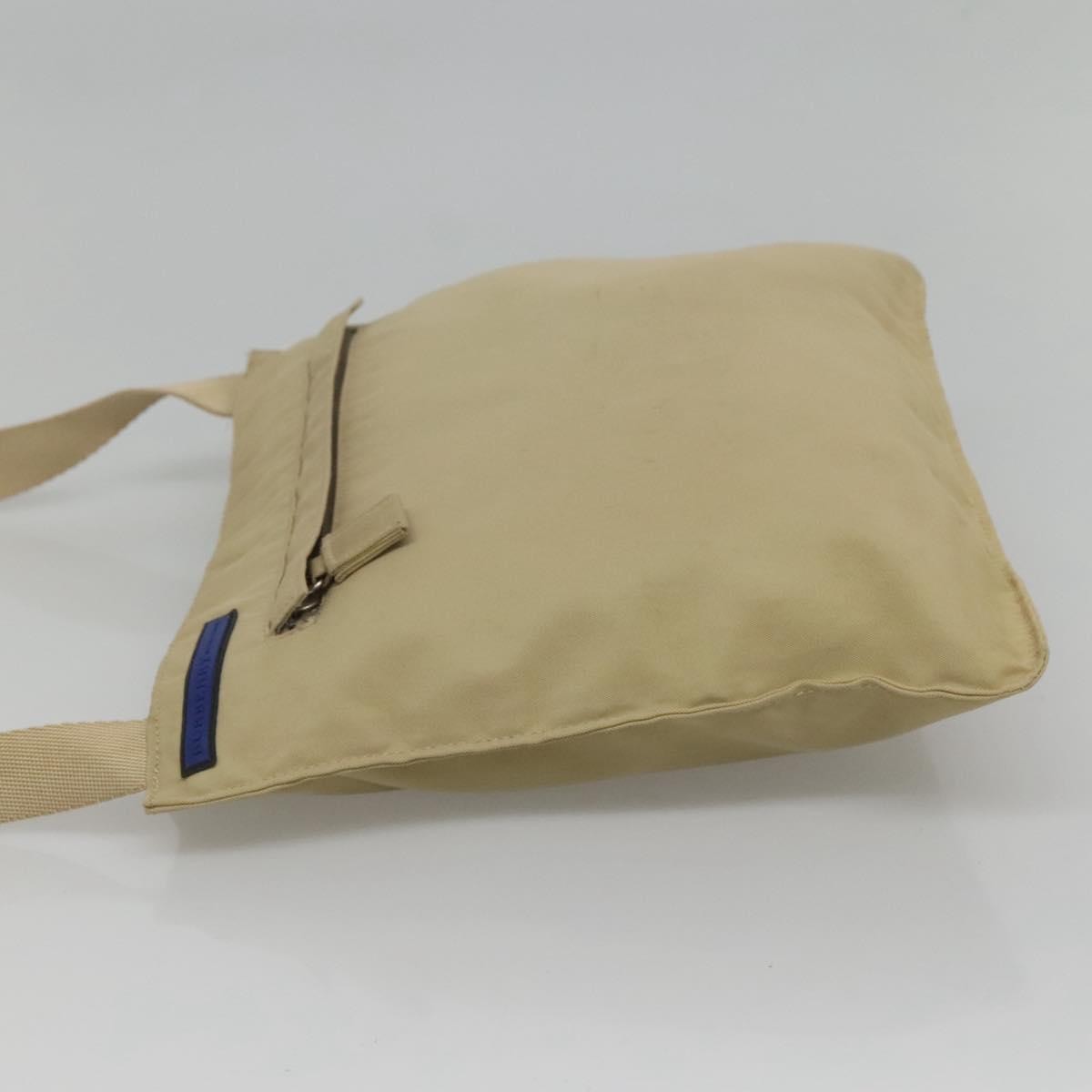 Burberry Blue Label Shoulder Bag Nylon Beige Nylon Shoulder Bag Bag (Pre-Loved)