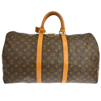 Louis Vuitton Louis Vuitton Keepall Bag Monogram Canvas Brown Canvas Travel Bag Bag (Pre-Loved)
