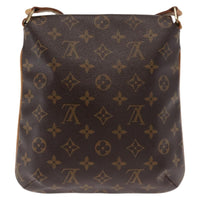 Louis Vuitton Musette Salsa Handbag Monogram Canvas Brown Canvas Shoulder Bag Bag (Pre-Loved)
