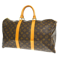Louis Vuitton Louis Vuitton Keepall Bag Monogram Canvas Brown Canvas Travel Bag Bag (Authentic Pre-Loved)