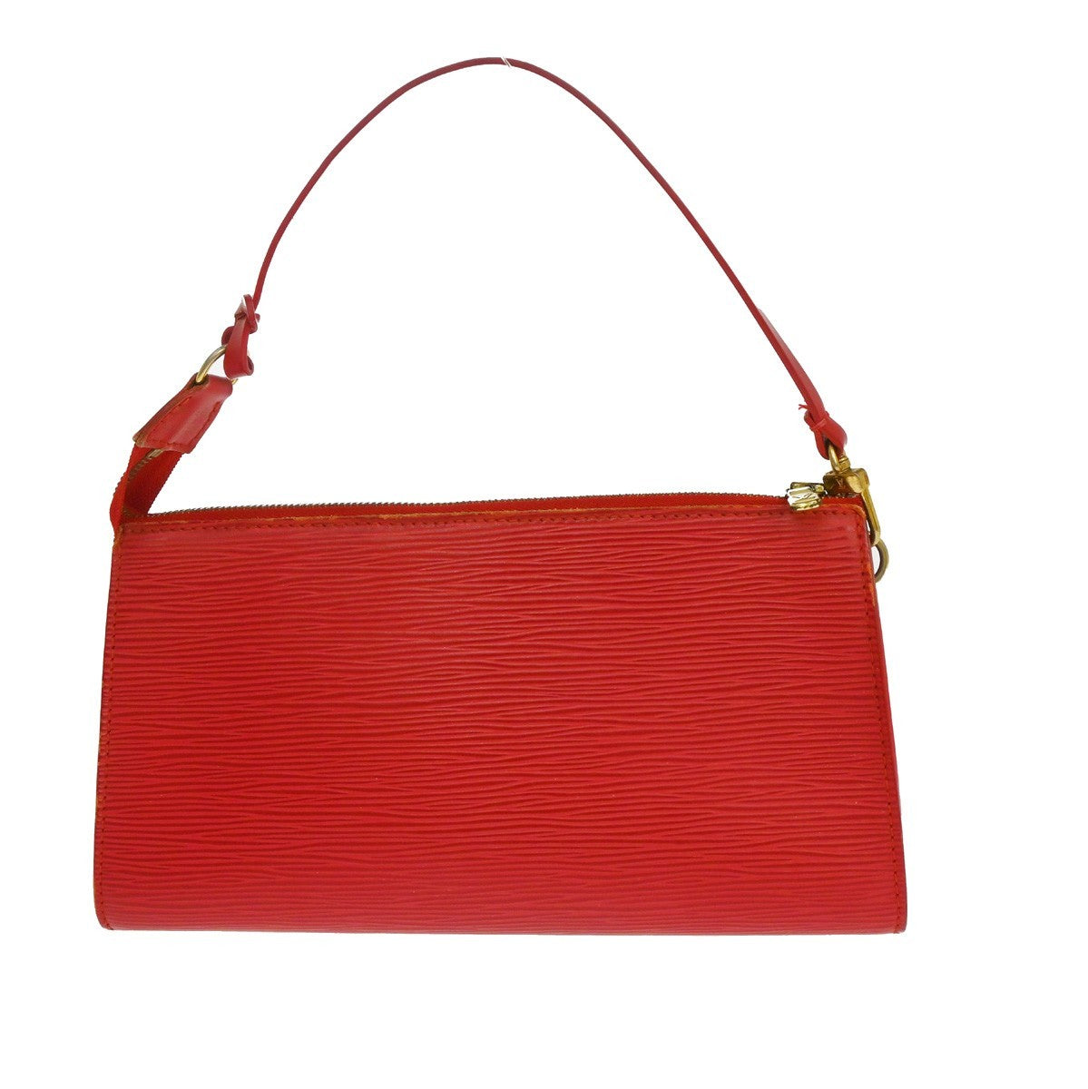 Louis Vuitton Pochette Accessoires Epi Leather Red Leather Clutche & Pouche Bag (Authentic Pre-Loved)
