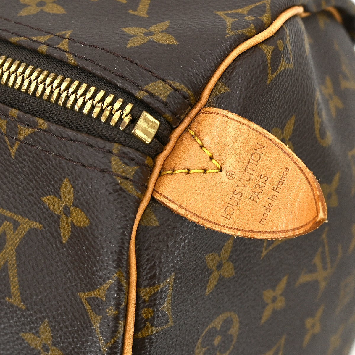 Louis Vuitton Keepall Bag Monogram Canvas Brown Canvas Travel Bag Bag (Authentic Pre-Loved)