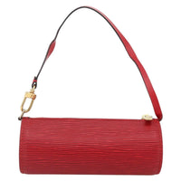 Louis Vuitton Soufflot Pochette Epi Leather Red Leather Clutche & Pouche Bag (Authentic Pre-Loved)