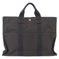 Hermes Fourre-Tout Herline Fourre-Tout Herline Gray Canvas Tote Bag Bag (Authentic Pre-Loved)