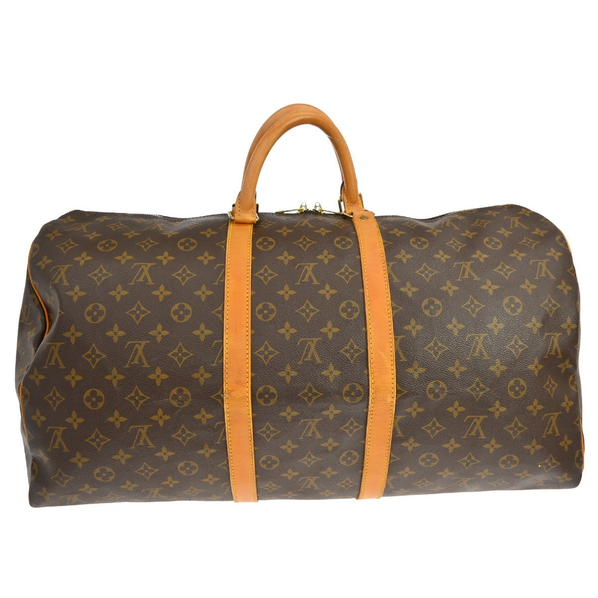 Louis Vuitton Louis Vuitton Keepall Bag Monogram Canvas Brown Canvas Travel Bag Bag (Pre-Loved)