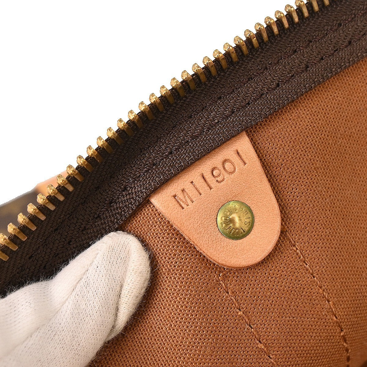 Louis Vuitton Keepall Bag Monogram Canvas Brown Canvas Travel Bag Bag (Authentic Pre-Loved)
