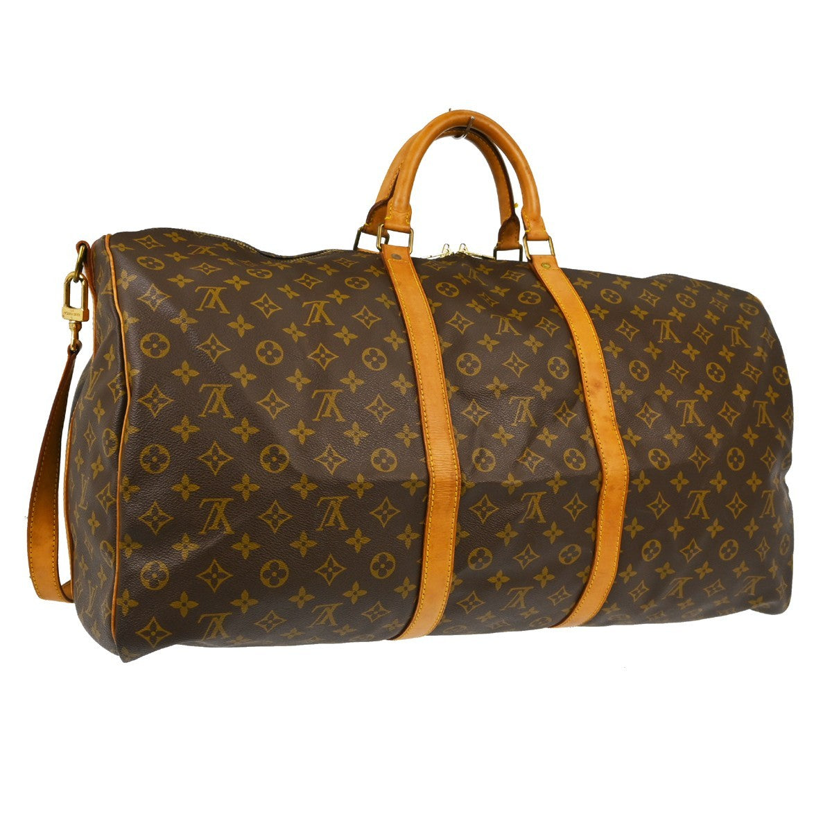Louis Vuitton Louis Vuitton Keepall Bandouliere Bag Monogram Canvas Brown Canvas Travel Bag Bag (Pre-Loved)
