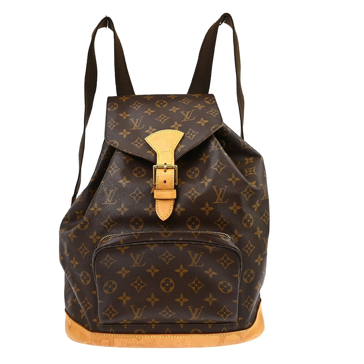 Louis Vuitton Louis Vuitton Vintage Montsouris Backpack Monogram Canvas Brown Canvas Backpack Bag (Authentic Pre-Loved)