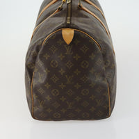 Louis Vuitton Keepall Bag Monogram Canvas Brown Canvas Travel Bag Bag (Pre-Loved)