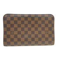 Louis Vuitton Pochette Saint Louis Damier Brown Canvas Clutche & Pouche Bag (Pre-Loved)