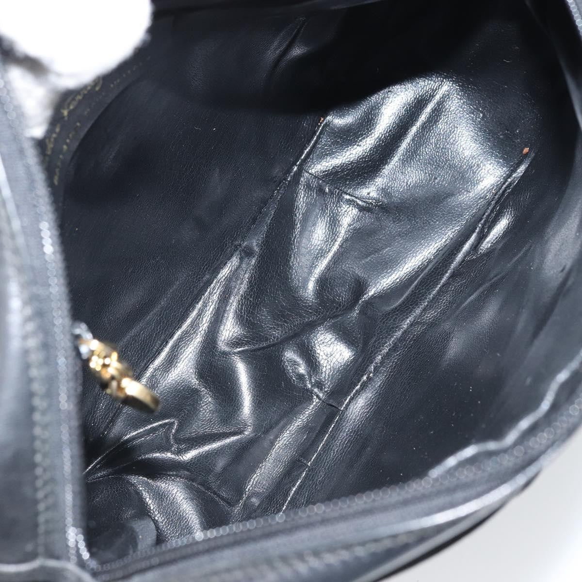 Salvatore Ferragamo Vara Bow Camera Shoulder Bag Leather Black Leather Shoulder Bag Bag (Pre-Loved)