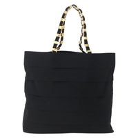 Salvatore Ferragamo Vala Tote Canvas Black Canvas Tote Bag Bag (Pre-Loved)
