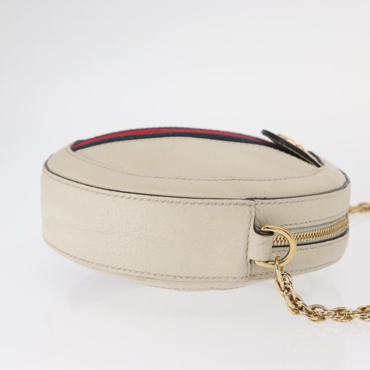 Gucci Gg Marmont Shoulder Bag Matelasse Leather White Leather Shoulder Bag Bag (Authentic Pre-Loved)