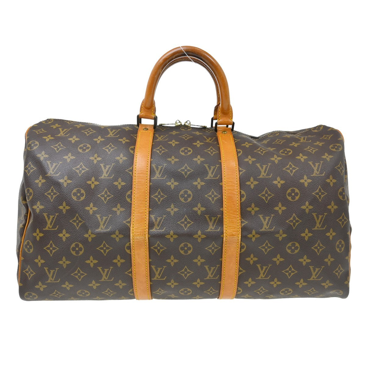 Louis Vuitton Louis Vuitton Keepall Bag Monogram Canvas Brown Canvas Travel Bag Bag (Authentic Pre-Loved)