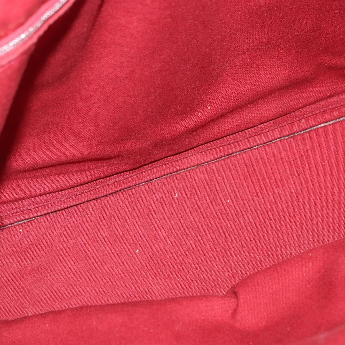 Hermes Fourre Tout Tote Canvas Red Canvas Tote Bag Bag (Pre-Loved)