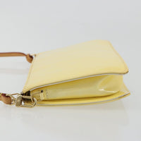 Louis Vuitton Lexington Pochette Monogram Vernis Beige Patent_Leather Clutche & Pouche Bag (Pre-Loved)