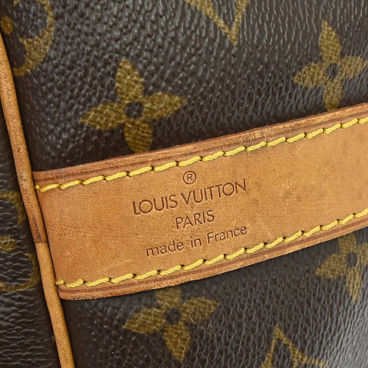 Louis Vuitton Keepall Bandouliere Bag Monogram Canvas Brown Canvas Travel Bag Bag (Authentic Pre-Loved)