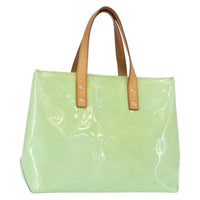 Louis Vuitton Reade Handbag Monogram Vernis Green Patent_Leather Tote Bag Bag (Pre-Loved)