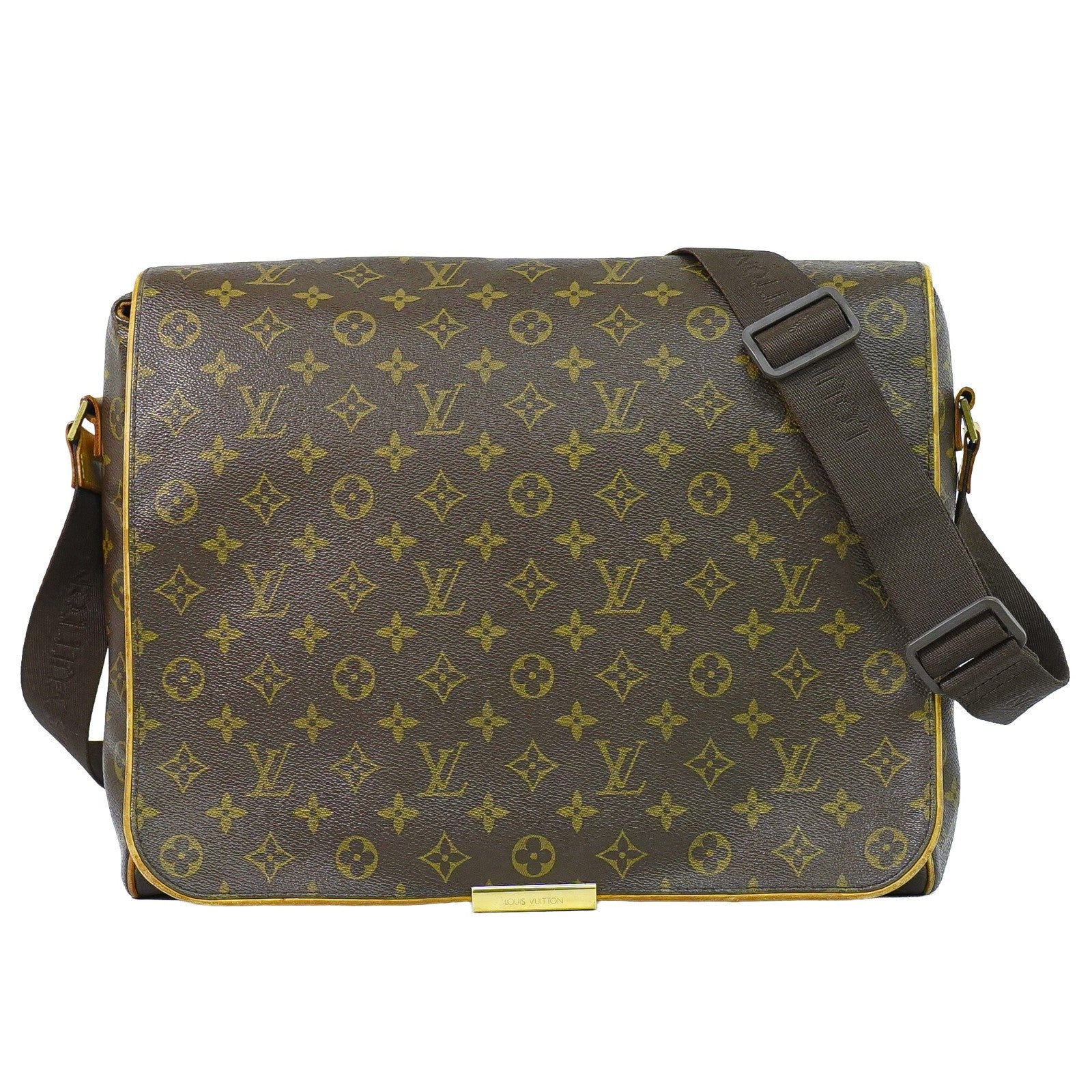 Louis Vuitton Abbesses Messenger Bag Monogram Canvas Brown Canvas Shoulder Bag Bag (Pre-Loved)