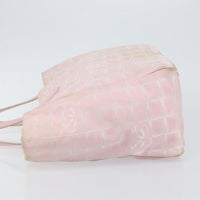 Chanel Travel Line Tote Nylon Pink Nylon Bag (Pre-Loved)