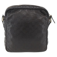 Gucci Front Zip Messenger Guccissima Leather Brown Leather Shoulder Bag Bag (Authentic Pre-Loved)