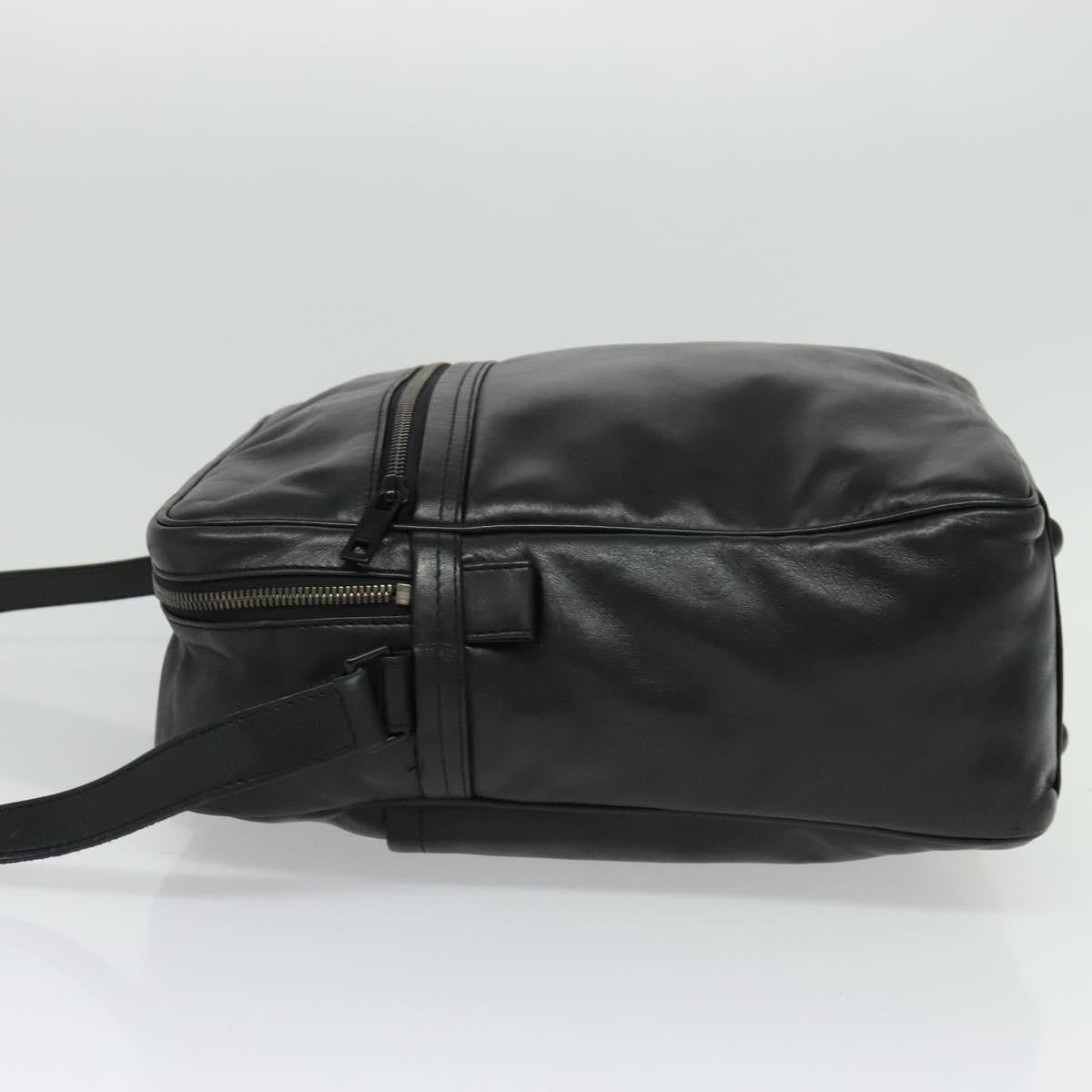 Louis Vuitton Clarkson Messenger Bag Monogram Shadow Leather Black Leather Bag (Authentic Pre-Loved)