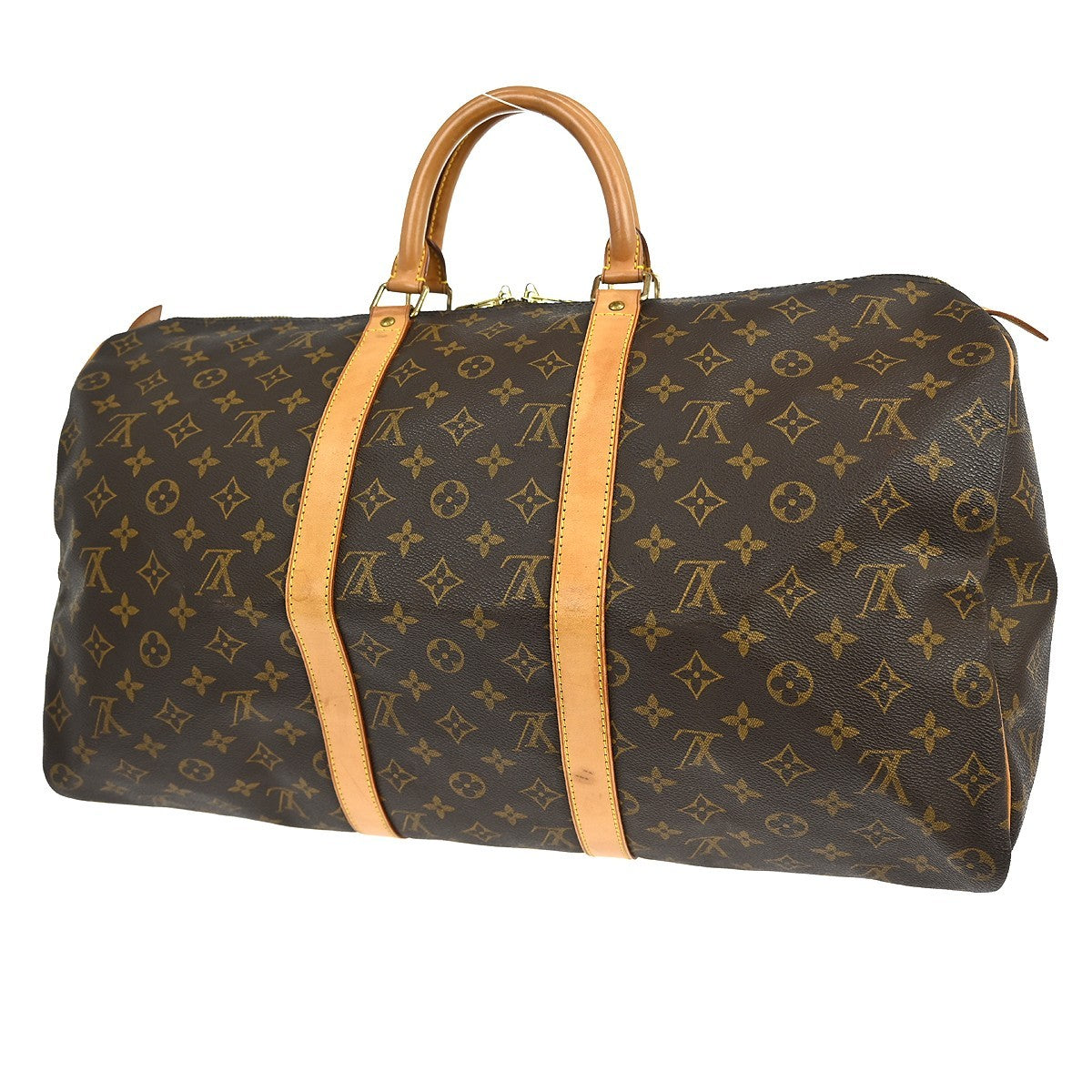 Louis Vuitton Louis Vuitton Keepall Bag Monogram Canvas Brown Canvas Travel Bag Bag (Authentic Pre-Loved)