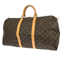 Louis Vuitton Louis Vuitton Keepall Bag Monogram Canvas Brown Canvas Travel Bag Bag (Authentic Pre-Loved)