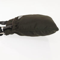 Prada Front Pocket Messenger Bag Tessuto Khaki Nylon Shoulder Bag Bag (Authentic Pre-Loved)