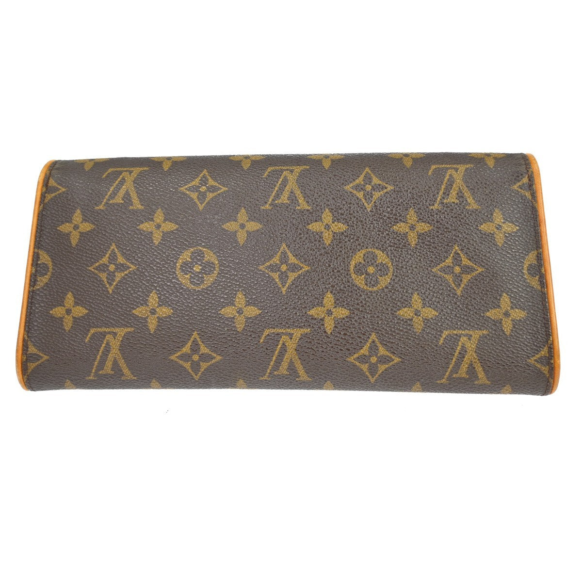 Louis Vuitton Twin Handbag Monogram Canvas Brown Canvas Clutche & Pouche Bag (Authentic Pre-Loved)
