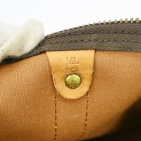 Louis Vuitton Keepall Bag Monogram Canvas Brown Canvas Travel Bag Bag (Authentic Pre-Loved)