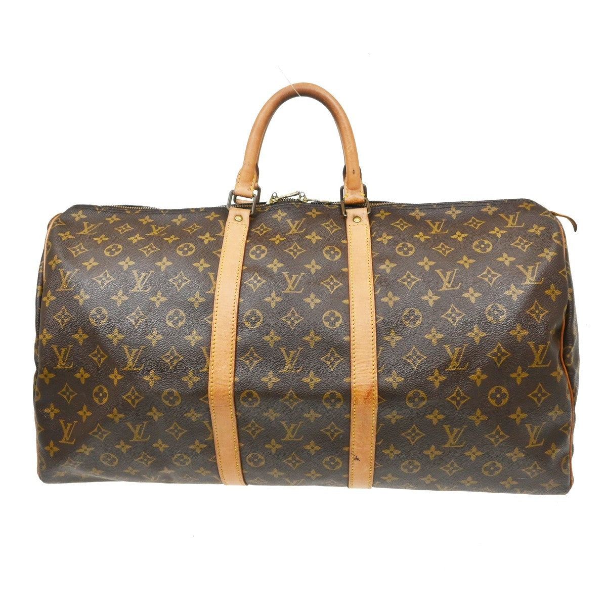 Louis Vuitton Louis Vuitton Keepall Bag Monogram Canvas Brown Canvas Travel Bag Bag (Pre-Loved)