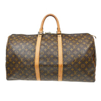 Louis Vuitton Louis Vuitton Keepall Bag Monogram Canvas Brown Canvas Travel Bag Bag (Pre-Loved)