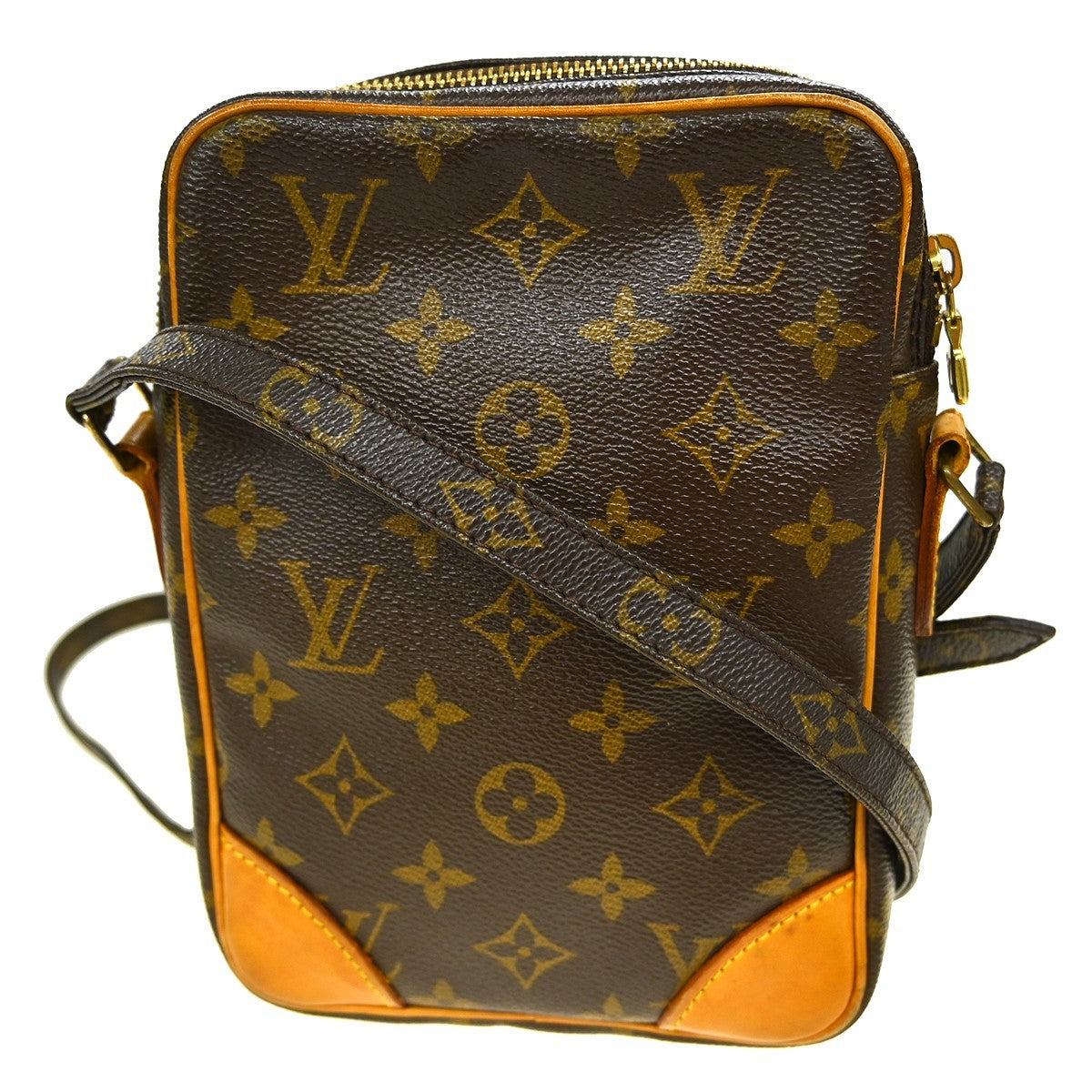 Louis Vuitton Louis Vuitton Danube Handbag Monogram Canvas Brown Canvas Shoulder Bag Bag (Authentic Pre-Loved)