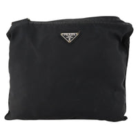 Prada Flat Messenger Bag Tessuto Black Nylon Shoulder Bag Bag (Authentic Pre-Loved)