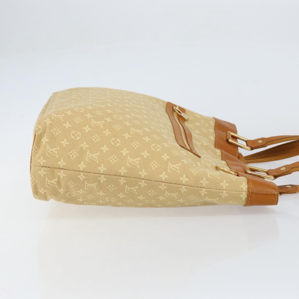 Louis Vuitton Lucille Handbag Mini Lin Beige Canvas Tote Bag Bag (Authentic Pre-Loved)