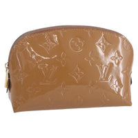 Louis Vuitton Cosmetic Pouch Monogram Vernis Brown Patent_Leather Clutche & Pouche Bag (Authentic Pre-Loved)