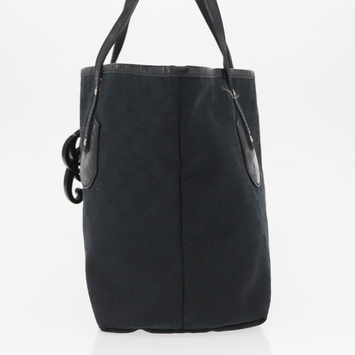Gucci Gucci Jolie Web Tote Gg Canvas Black Canvas Tote Bag Bag (Pre-Loved)