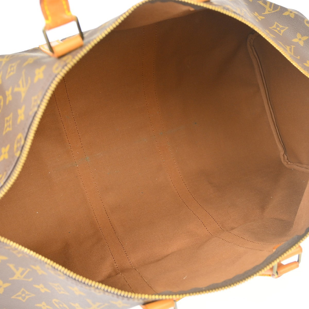 Louis Vuitton Louis Vuitton Keepall Bag Monogram Canvas Brown Canvas Travel Bag Bag (Authentic Pre-Loved)