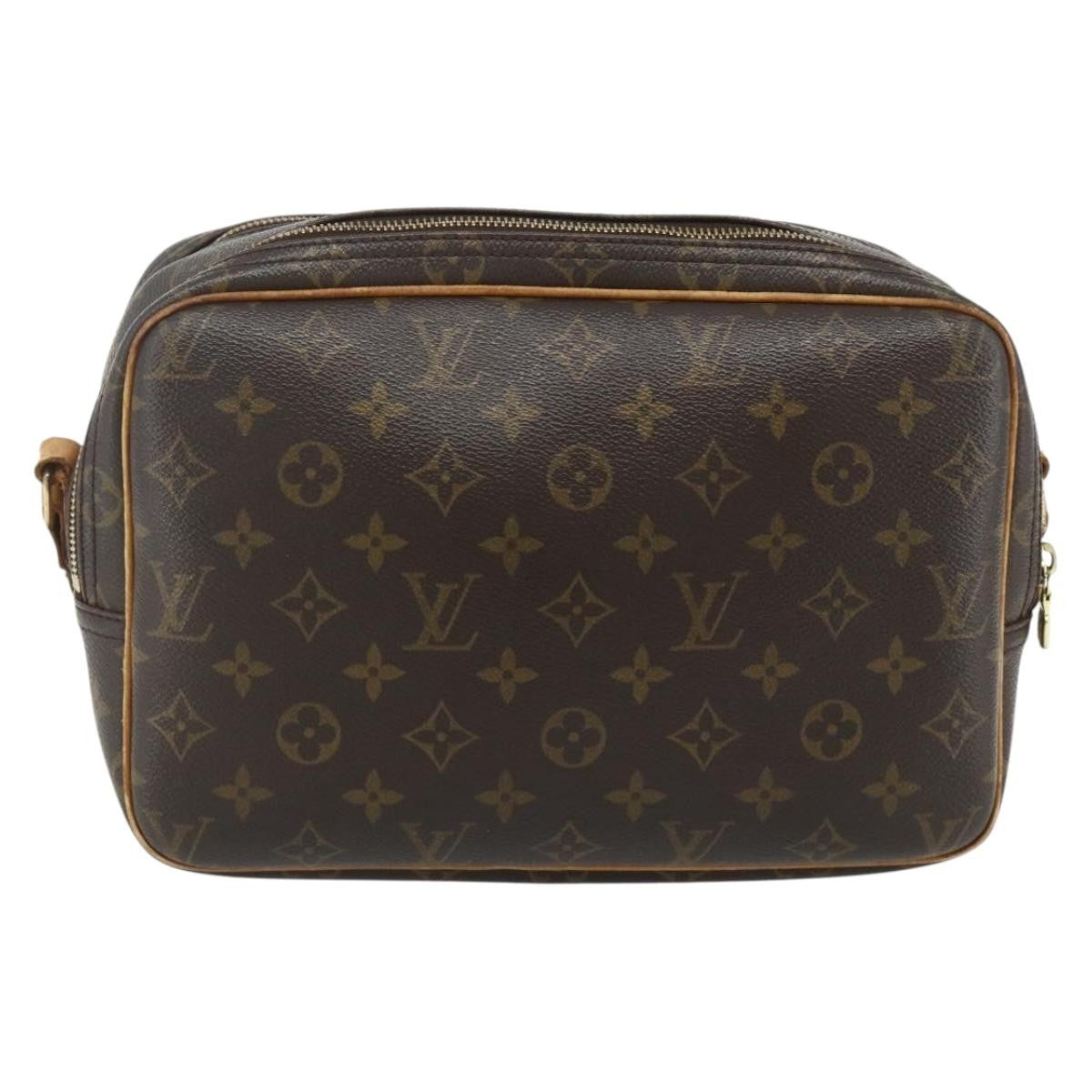 Louis Vuitton Reporter Bag Monogram Canvas Brown Canvas Shoulder Bag Bag (Authentic Pre-Loved)