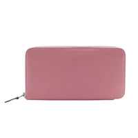 Hermes Azap Zip Around Wallet Epsom Pink Leather Wallets Accessory (Authentic Pre-Loved)