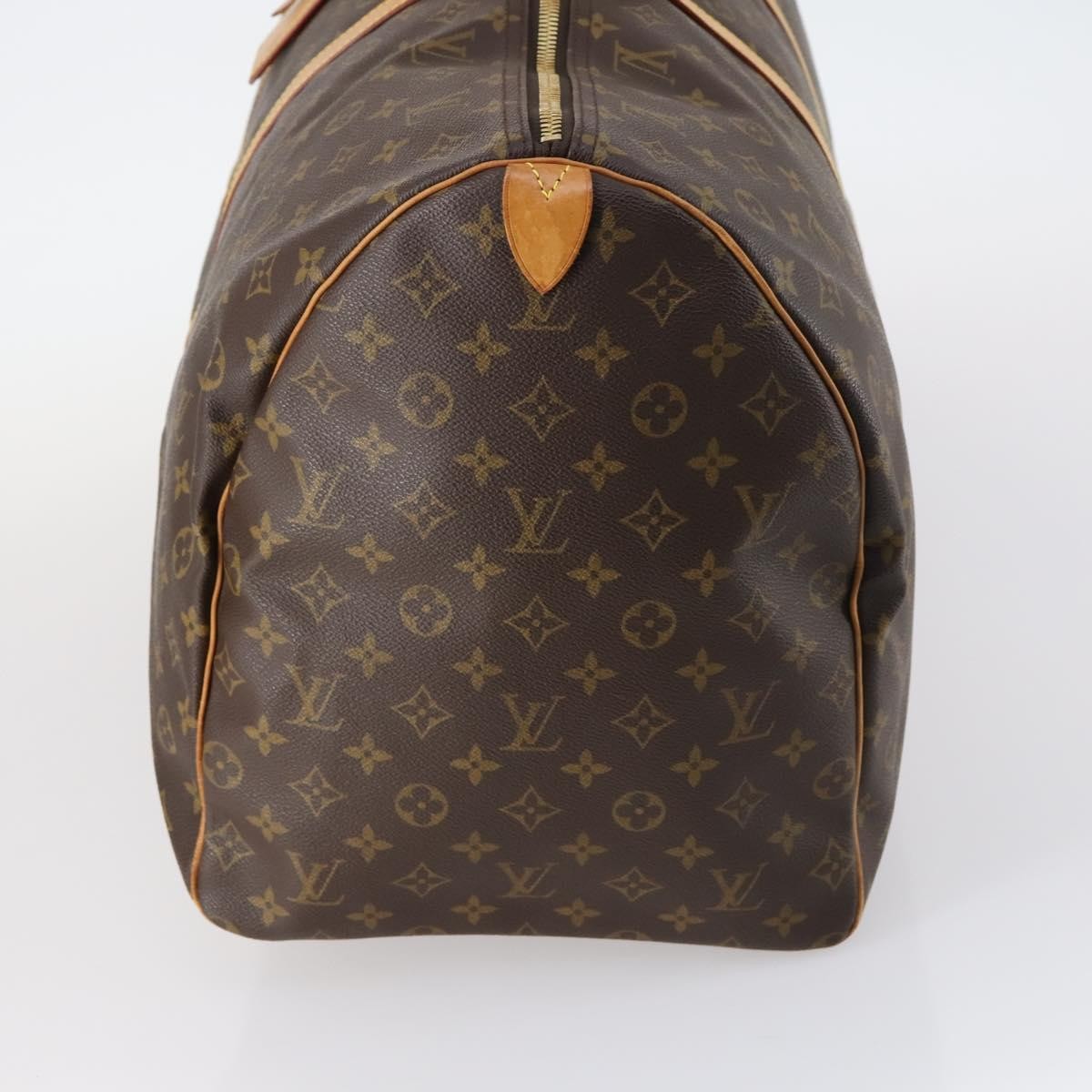 Louis Vuitton Keepall Bag Monogram Canvas Brown Canvas Travel Bag Bag (Authentic Pre-Loved)