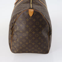 Louis Vuitton Keepall Bag Monogram Canvas Brown Canvas Travel Bag Bag (Authentic Pre-Loved)