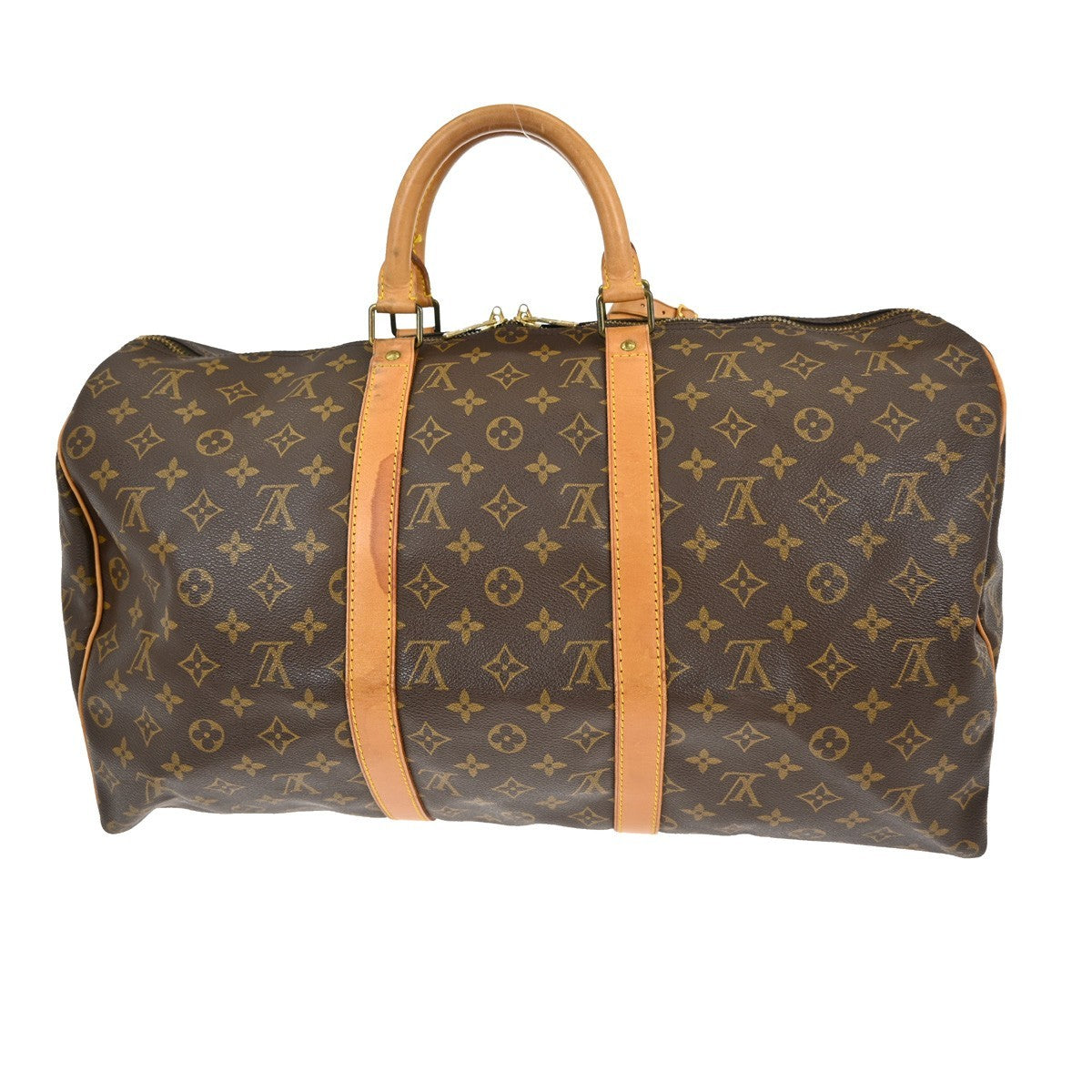 Louis Vuitton Louis Vuitton Keepall Bag Monogram Canvas Brown Canvas Travel Bag Bag (Pre-Loved)