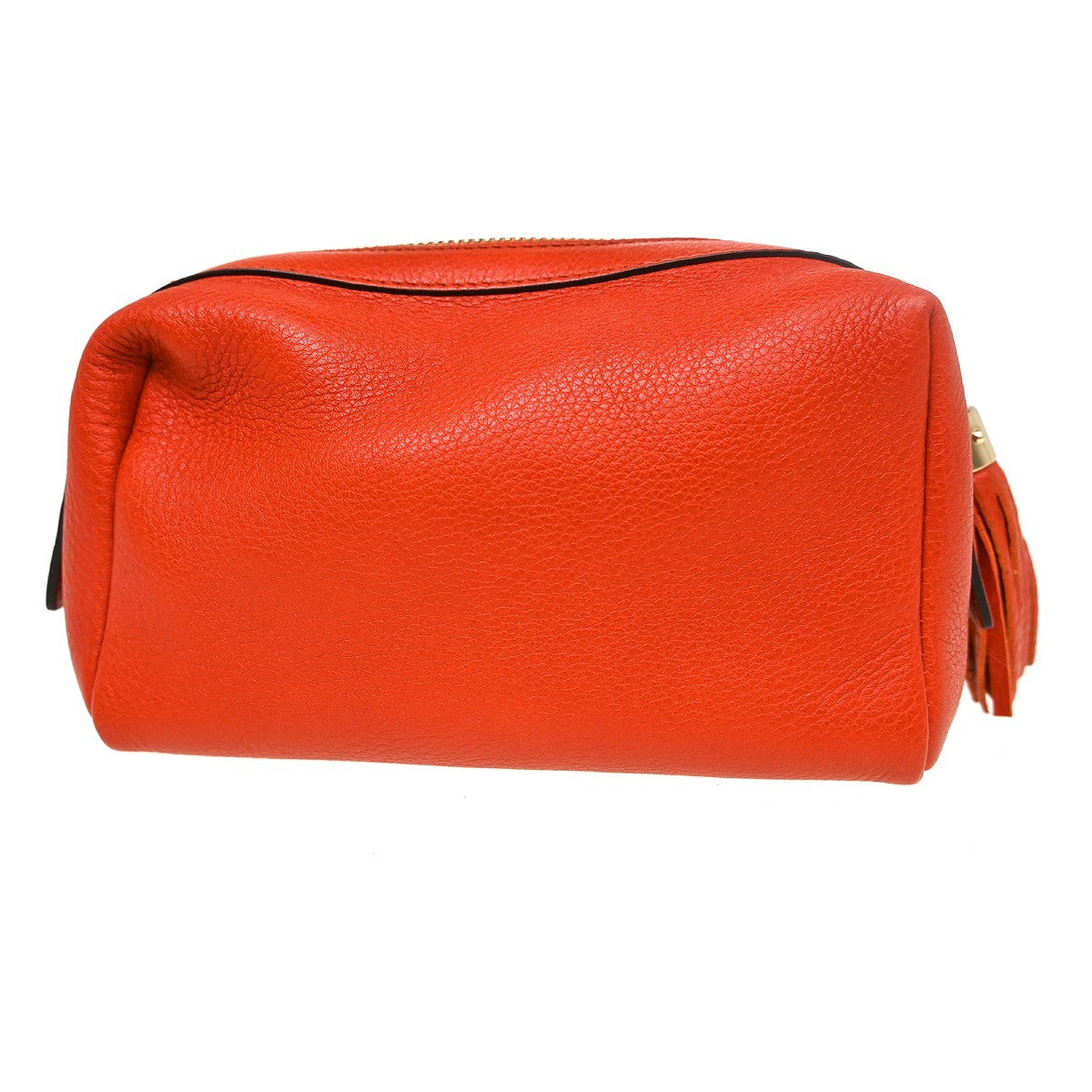 Gucci Pochette Leather Red Leather Clutche & Pouche Bag (Authentic Pre-Loved)