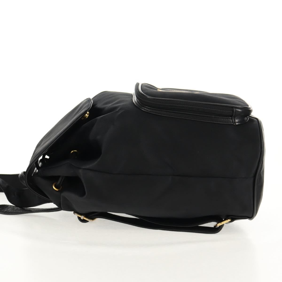 Valentino Garavani Backpack Nylon Black Nylon Backpack Bag (Authentic Pre-Loved)