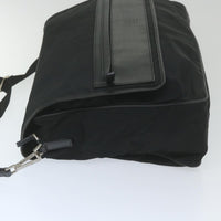 Gucci Vintage Flap Crossbody Bag Nylon Black Nylon Shoulder Bag Bag (Authentic Pre-Loved)
