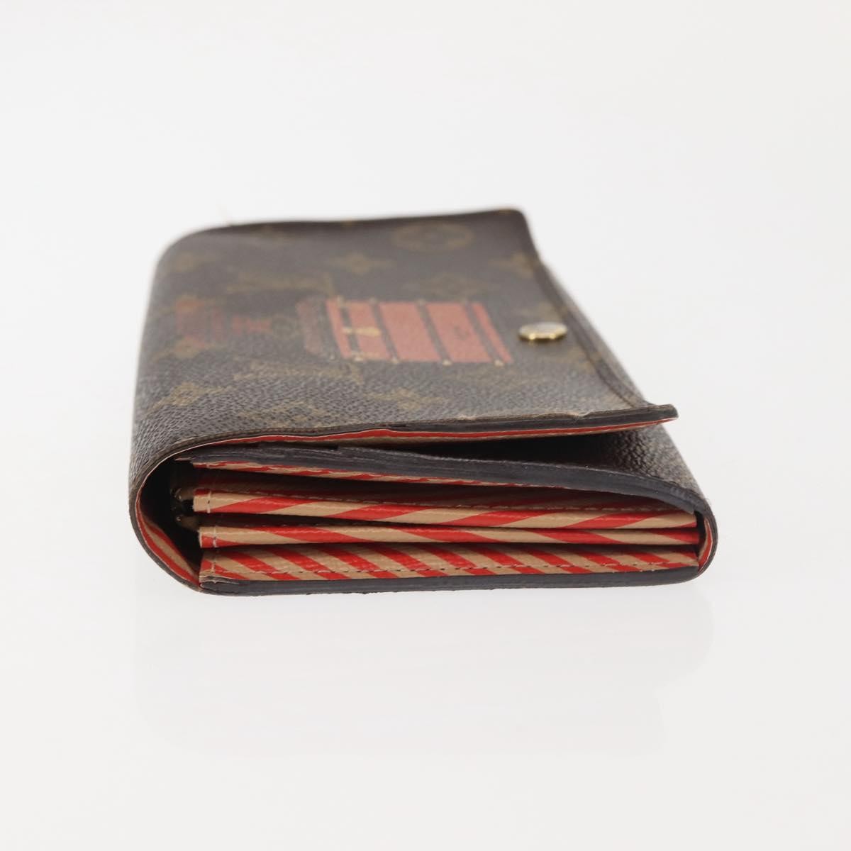 Louis Vuitton Vintage Sarah Wallet Monogram Canvas Brown Canvas Wallets Accessory (Authentic Pre-Loved)