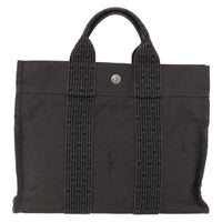 Hermes Fourre-Tout Herline Canvas Gray Canvas Tote Bag Bag (Authentic Pre-Loved)